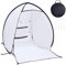 Faltbare Pop Up Lackierkabine für Airbrush Tragbare Kleiner Lackierzelt mit integriertem Boden, Abluftfenster und Aufbewahrungstasche Sprühfarbe Tent für DIY-Sprühmalerei, Kleine bis mittlere Möbel
