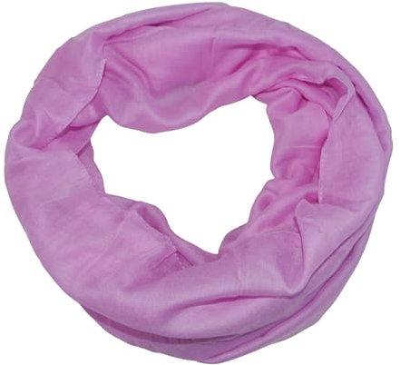 beybey® Basic Damen Loopschal aus Viskose & Baumwolle und in vielen Farben. Perfekte Geschenkidee! (lila)