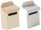 Yardwe 2Pcs Miniature Wood Mailbox Dollhouse Decor Decorative Mini Mailbox for Playhouse Supplies for DIY Mini House Photography Props Design with Premium Wood