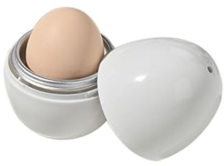 Microwave Egg Boiler, Microwave Egg Steamer,White Eggs Poachers, Steamer for Hard Soft Boiled Eggs, Kitchen Gadgets for Quick Boiling, Cooking Accessories (1 egg)