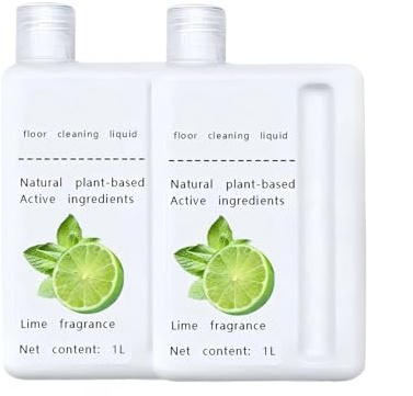 Solution D'aspirateur Robot 1L Avec Parfum De Citron Vert, Recharge De Nettoyage Compatible Avec Dreame X50 Ultra, L40s Pro Ultra, Matrix10 Ultra(2pcs 1L)