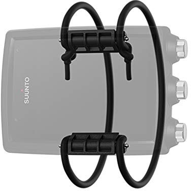 SUUNTO Unisex-Erwachsene Ss023283000 Bungee-Adapter, schwarz, One Size