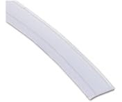 CR-MOESANCO® Kit Cinta Cubre Tornillos Caravana 12mm + Boquilla de Montaje para Perfil Autocaravana Protección Tornillos (Blanco)