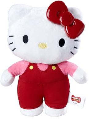 Hello Kitty Magic Bow Plüsch, mit original Sound der Serie, Licht und Sound, 30cm, ab den ersten Lebensmonaten geeignet