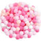 TOAOB 300 Stück Pompons Rosa Serie 25mm Pompom Flauschigen Plüsch set Bälle Kunst Bommel für Lustige DIY Kreative Handwerk