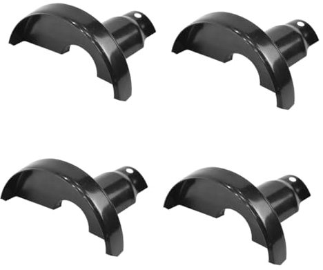 jojofuny 4pcs Electric Drill Protective Cover Angle Grinder Dust Cover Angle Grinder Shield Wheel Safety Guard Angle Grinder Wheel Shield Angle Grinder Protector Iron Black