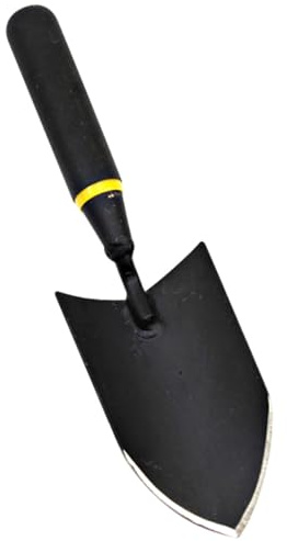 Supvox Gartenschaufel aus Dickwandigem Manganstahl Robuste Kleine Handspaten für Scharfes Graben und Pflanzarbeiten im Garten zum Pflanzen von Bonsai und Erde Bearbeiten