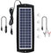 Sunway Cargador de batería solar para coche, portátil, energía solar, cargador de coche, para batería de 12 V de coche, motocicleta, barco, vehículo marino, tractor, ATV, bote, etc.