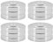 HDBUBALUS Copri Bulloni Testa Moto Adatti per Harley Tiwn Cam Dyna Big Twin Evolution 1340 Sportster Xl 1999-2017 Chrome 4Pcs
