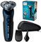 Philips Series 6000 Wet & Dry Herren Elektrorasierer mit Präzisionstrimmer und Nasentrimmer – S6650/48