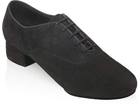 Ray Rose Herren Tanzschuhe 335 Windrush - Obermaterial: Nubuck - Farbe: Schwarz - Weite: Medium - Größe: UK 5,5
