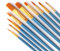 Künstler Pinsel,Premium Nylon Acrylpinsel Birch Hölz Langer Griff Künstler Pinsel Satz Ölgemälde Aquarell Pinsel Set, Perfektes für Anfänger,Kinder,Künstler,Gesichtsmal,Nägel