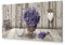 murando - Wandbilder XXL Blumen 150x50 cm 1 tlg - Wand Deko Vlies Leinwand Bilder Groß Wanddeko Wohnzimmer Schlafzimmer Kunstdrucke Panoramabild - Lavendel Holzoptik Fahrrad Herz