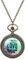 JewelryWe Taschenuhr Herren Damen Kette: Vintage I Love You Forever Kettenuhr Analog Quarz Uhr mit Halskette Geschenk Bronze