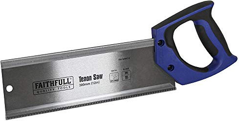Faithfull FAISAWT12 Tenon Hardpoint Handsaw - 300 mm (12 Inch) - 11tpi,Blue