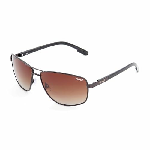 SINNER Brandon X Sonnenbrille - Herren und Damen - Dezentrierte Polycarbonat - 100% UV400 Schutz - Langlebiges Material - Komfort und Perfekte Passform - Kostenlose Versicherung - Stylisch Design