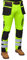 HASHOOB TRADING FZE Men’s Hi Vis Trousers high Visibility Cargo Workwear Soft Heavy Duty Multi Pocket Easy Care Pants Reflective Tape Work Trousers (PARROT1, 36W X 32L)