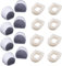 Préfiltres en Mousse et Filtre à Carbone Compatible avec PetSafe Drinkwell Fountain INOX 360 Avalon Pagoda Seascape et Sedona Fontaines, Filtre pour Fontaine à Eau Chat Chien par Poweka (Lot de 16)