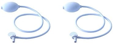 2 Set of Foldable Sitz Bath Flusher with Suction Cup for Bidet Toilet Hemorrhoid Single Hole, 1 Piece Flusher