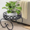 Santentre Black Metal Plant Stand - Anti-Rust Iron, Outdoor & Indoor Use, Holds Multiple Plants, Flower Stand Shelves for Home & Garden Decor