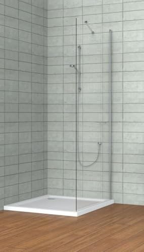 Primaster Duschwand Easy-6 Mix & Match 100 x 195 cm chrom Dusch-Seitenwand