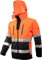 ACE Neon Veste de sécurité - Veste de sécurité Softshell Robuste avec réflecteurs et Capuche Amovible - en ISO 20471 - Orange - M