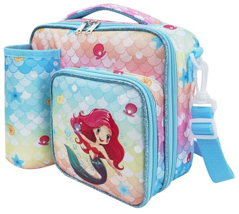 Wenlia Bolsa de almuerzo para niños, bolsa de almuerzo aislada para niños y niñas, lonchera cuadrada para aperitivos, regalos para guardería infantil