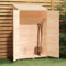 Homgoday Geräteschuppen Gartenhaus Holzhaus Gartenschrank Werkzeugschuppen mit Pultdach Geräteschuppen für Garten Terrasse Balkon 102x52x174,5 cm Massivholz Tanne
