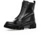 Gabor Damen Biker Boots, Frauen Stiefeletten,uebergangsschuhe,uebergangsstiefel,Winterstiefeletten,Winterschuhe,schwarz(Altsilber),46 EU / 11 UK
