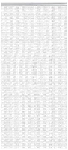 vidaXL Moustiquaire de porte à chaîne 100x200 cm aluminium, rideau anti-mouches de porte, moustiquaire de porte anti-insectes, rideau anti-mouches de porte à chaîne