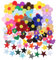 75 Stück Bügelpatches Blumen Stern Herzen Aufbügelbilder Bunt Zum Aufnähen Für Hut Jeans Jacken DIY - Applikationen Flicken Bügel Sticker