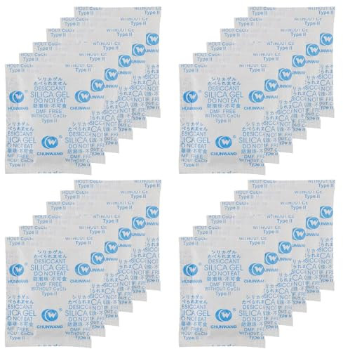 10 Gram x 30 Packs Silica Gel Sachets, Silica Gel Packets Desiccant Sachets, Desiccant Bags Dehumidifiers for Home, Moisture Absorber Sachets for Drying Food Clothes Storage Books Medicine