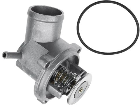 MMLLAOSW Conjunto De La Carcasa del Termostato del Motor con Junta Tórica 1112000915 para Mercedes-Benz C220 W202 L4 2.2L 1994 1995 1996