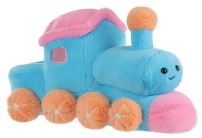 Apricot Lamb Zug Fahrzeug Plüschtier Kuscheltier Stofftier Blau 27cm