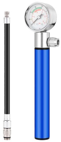 Toddmomy Pompe à Air pour Ballon De Sport Pompe à Air pour Ballon De Foot avec Manomètre Portable Accessoires De Basket-Ball