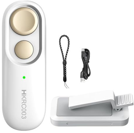 Tourneur de page pour liseuses Kindle Paperwhite Oasis Kobo, appareil photo portable, télécommande avec cordon pour iPad, tablettes (doré)