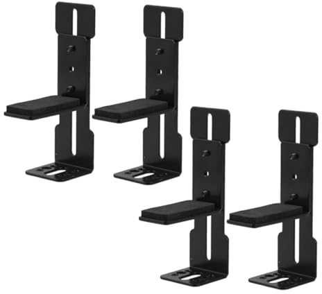 CAXUSD 4 Stück-Pack Metall Grafikkartenhalterung Fürpc Gehäuse mit 12cm Lüfterschlitzen Stabile Gpu Unterstützung gegen Durchhängen Verbessert Kühlung und Einfache Montage