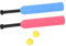 WESIEVYA 1 Set Kunststoff Bat Padel Schläger Softball Bat Cricket Kit Cricket Ausrüstung Bat Ball Spielzeug