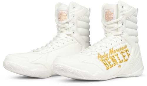 BENLEE Chaussures de Boxe Strike, Or Blanc., 43 EU