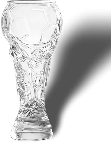 Wapasezyar Fußball Bierkrüge, gravierte Biergläser, Bierkrüge WM individuellen Fußball, Weizenbierkrüge, Bierglas Kollegen Geschenk,Gläser(650ML)