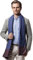 Tuopuda Herren Winter Schal, Klassik Super Soft Luxuriös Kaschmir Feel, Kariert, Blau