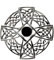 Alexander Castle 925 Sterling Silber Keltisches Kreuz Brosche für Frauen - Damen Brosche Pin mit schwarzem Cubic Zirkonia & Schmuck Geschenk Box - 35mm x 35mm