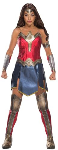 Rubie's offizielles 701000L000 Große Erwachsene Damen Deluxe Wonder Woman Kostüm DC Wonder Woman 84 Halloween