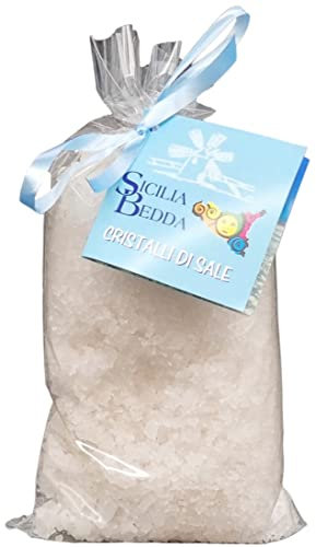 Sicilia Bedda - Cristalli di Sale Marino Integrale di Trapani - Confezione in Busta (500)
