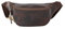 HOLZRICHTER Berlin - Mittelgroße Bauchtasche aus Leder für Damen und Herren, 10 x 24 x 6 cm, Vintage Gürteltasche, Handgefertigte Hüfttasche, Premium Accessoire in Schokolade, No 1-1