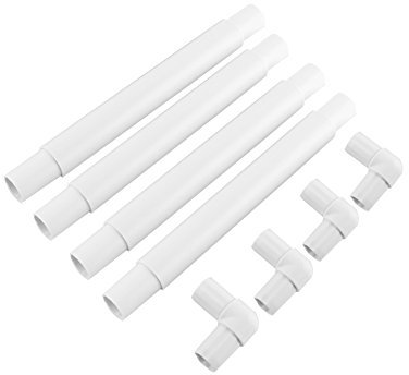 Yosoo Health Gear Quadratische Stickrahmen, Stickrahmen Rechteckig, Q-snap Stickrahmen, Stickrahmen Eckig, Kunststoff-kreuzstichrahmen, Universal-cliprahmen Zum Sticken, Seidenmalerei(27.9 * 27.9cm)