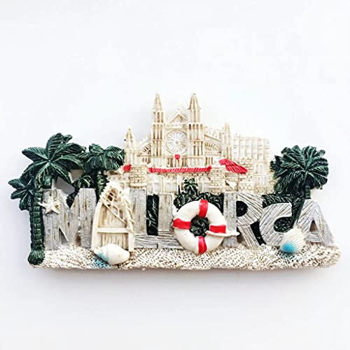 Palma Mallorca Cathedral Spain Fridge Magnet Refrigerator Magnet Decoration Magnet Sticker Souvenir Resin Crafts