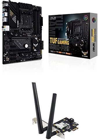 Scheda Madre Asus TUF GAMING B550-PRO + Scheda Wireless Asus PCE-AX3000