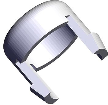 Lot de 2 Boutons Blancs pour Poussette Yoyo/Yoyo+ / Yoyo² Babyzen permettant de Plier le Guidon - Handlebar joint Button - Couleur pièce détachée : BLANC X2