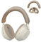kwmobile Silicone Headband and Ear Pads Cover Set Compatible with Sony WH-1000XM5 - Covers - Beige